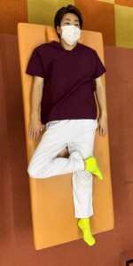 お尻のストレッチ