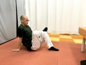 お尻のストレッチ